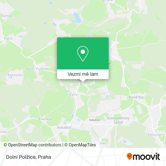 Dolní Polžice mapa