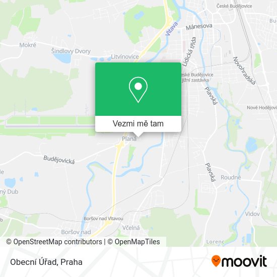Obecní Úřad mapa