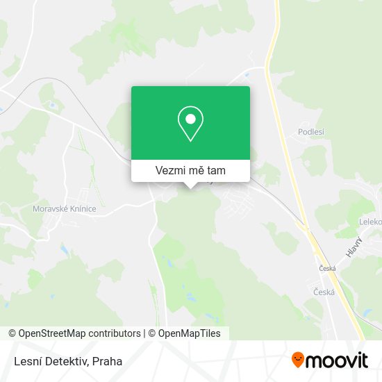 Lesní Detektiv mapa