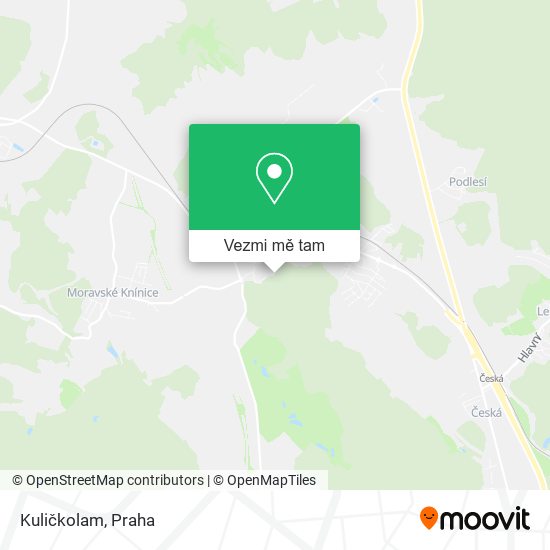Kuličkolam mapa