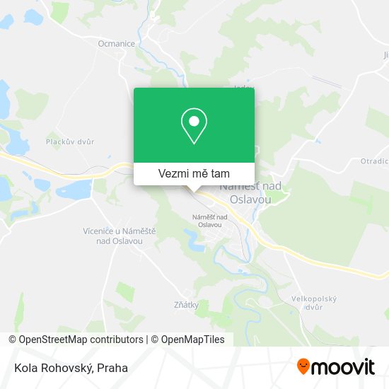 Kola Rohovský mapa