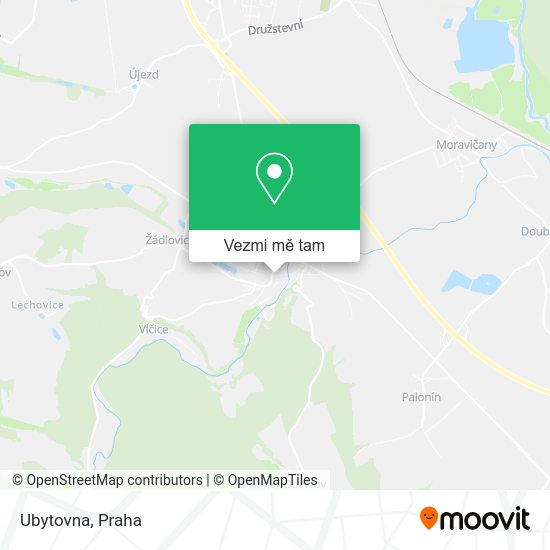 Ubytovna mapa