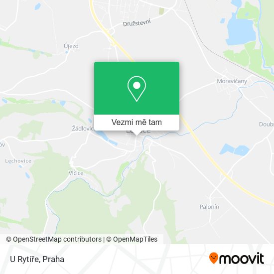 U Rytíře mapa
