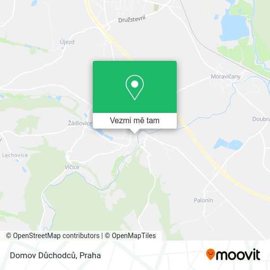 Domov Důchodců mapa