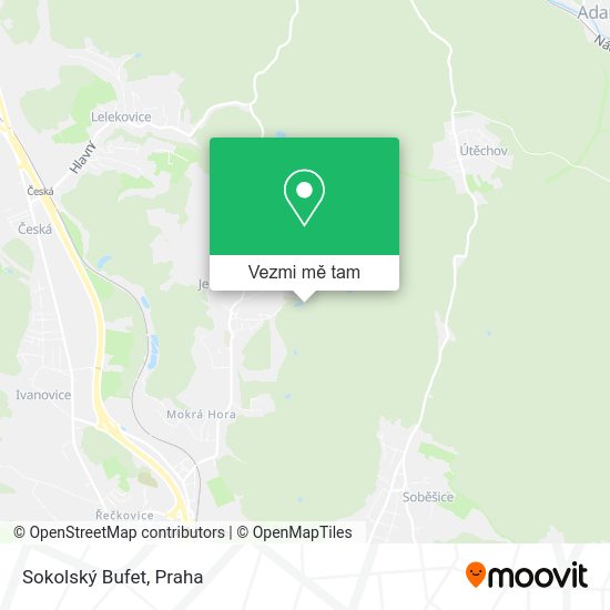 Sokolský Bufet mapa