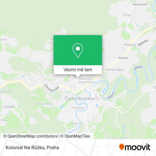 Koloniál Na Růžku mapa