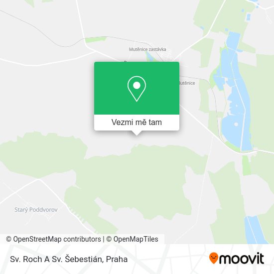 Sv. Roch A Sv. Šebestián mapa