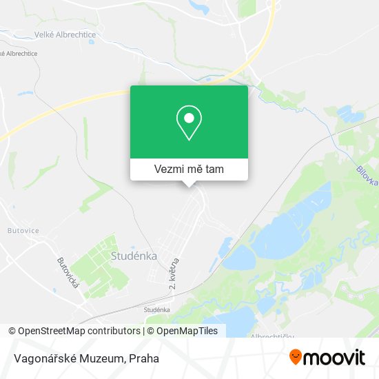 Vagonářské Muzeum mapa