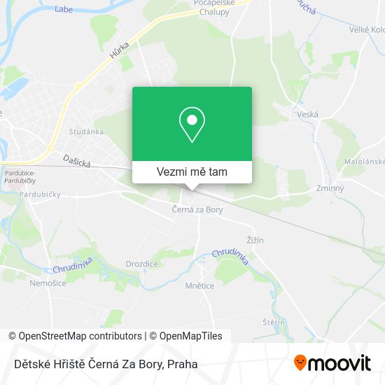 Dětské Hřiště Černá Za Bory mapa