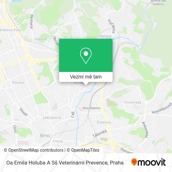 Oa Emila Holuba A Sš Veterinární Prevence mapa