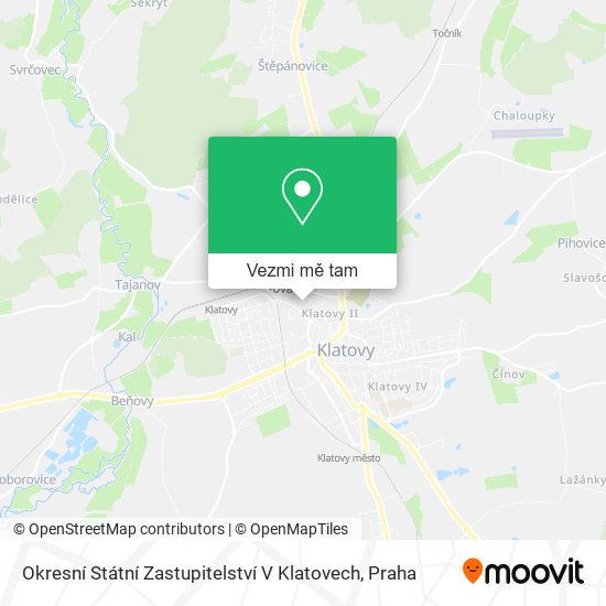 Okresní Státní Zastupitelství V Klatovech mapa