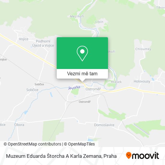 Muzeum Eduarda Štorcha A Karla Zemana mapa