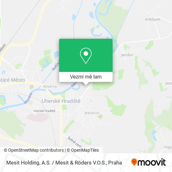 Mesit Holding, A.S. / Mesit & Röders V.O.S. mapa