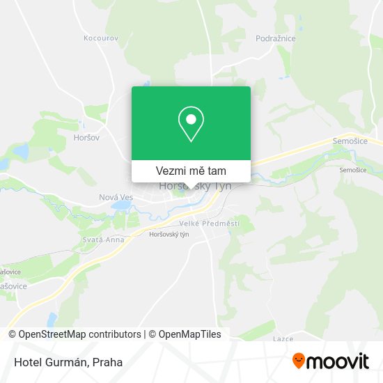 Hotel Gurmán mapa