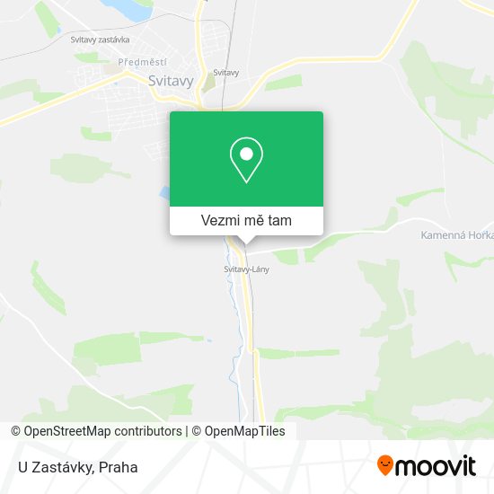 U Zastávky mapa
