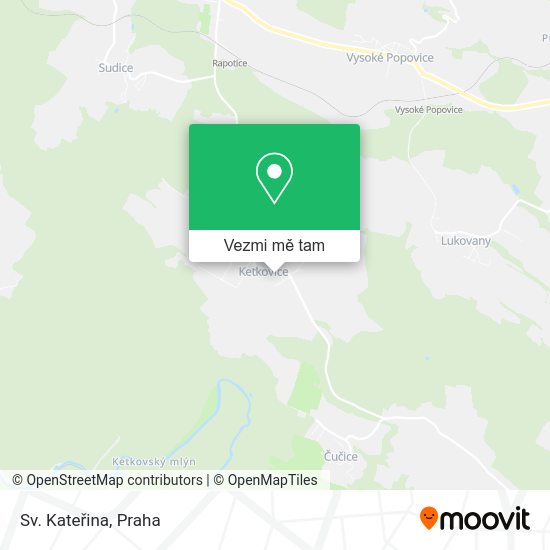 Sv. Kateřina mapa