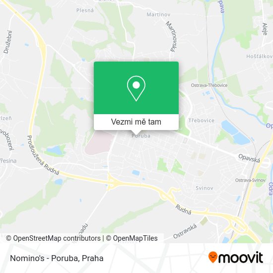Nomino's - Poruba mapa