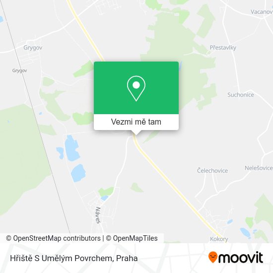 Hřiště S Umělým Povrchem mapa