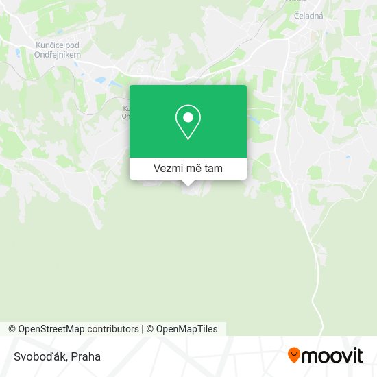 Svoboďák mapa