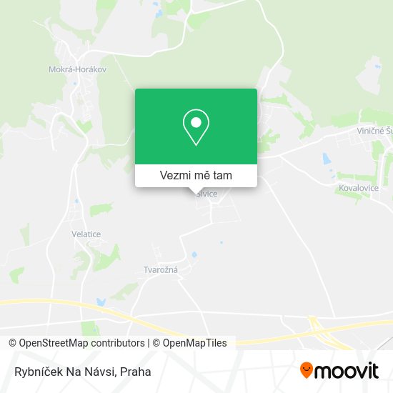 Rybníček Na Návsi mapa