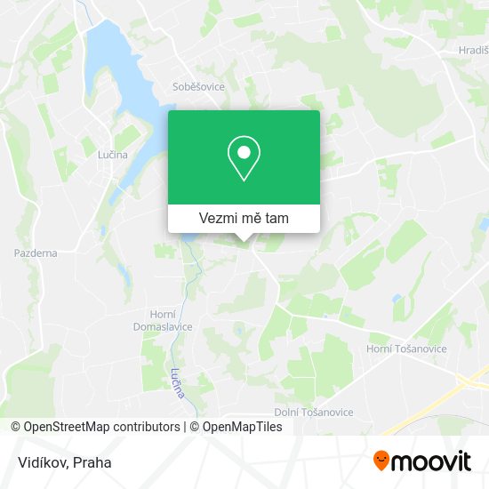 Vidíkov mapa