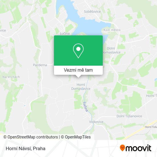 Horní Návsí mapa