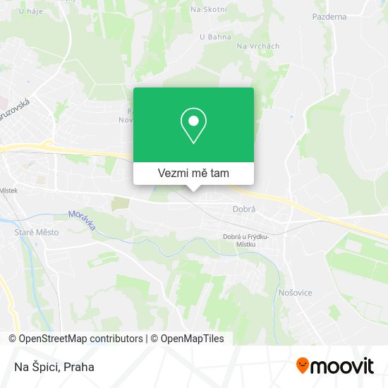 Na Špici mapa