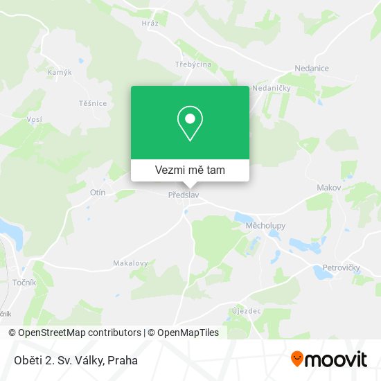 Oběti 2. Sv. Války mapa