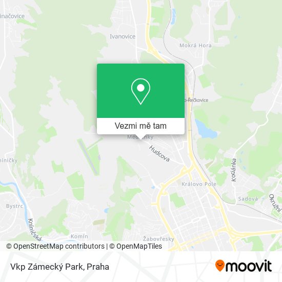 Vkp Zámecký Park mapa