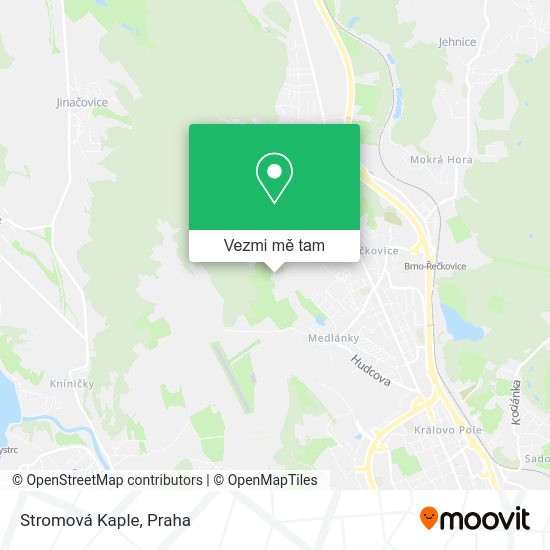 Stromová Kaple mapa