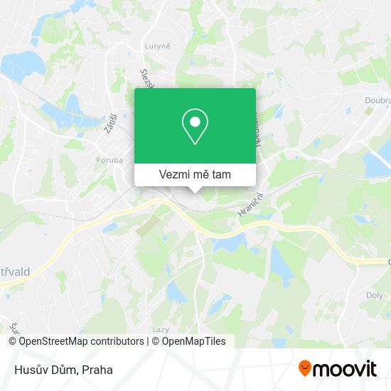 Husův Dům mapa
