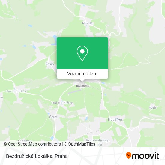 Bezdružická Lokálka mapa