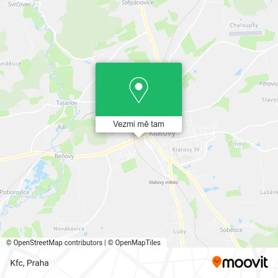 Kfc mapa