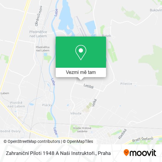 Zahraniční Piloti 1948 A Naši Instruktoři. mapa