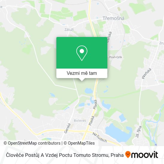 Člověče Postůj A Vzdej Poctu Tomuto Stromu mapa