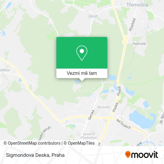 Sigmondova Deska mapa
