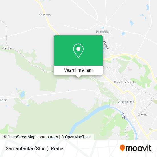 Samaritánka (Stud.) mapa