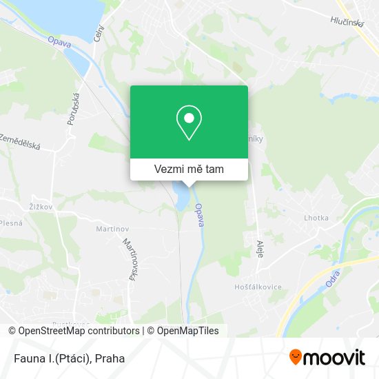 Fauna I.(Ptáci) mapa