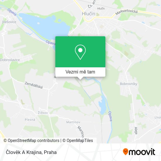 Člověk A Krajina mapa