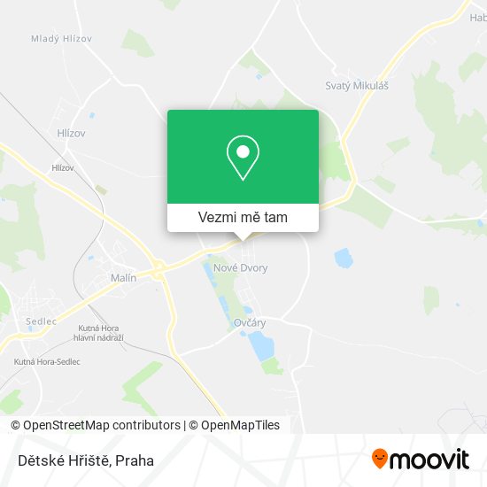 Dětské Hřiště mapa