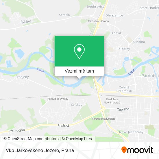 Vkp Jarkovského Jezero mapa