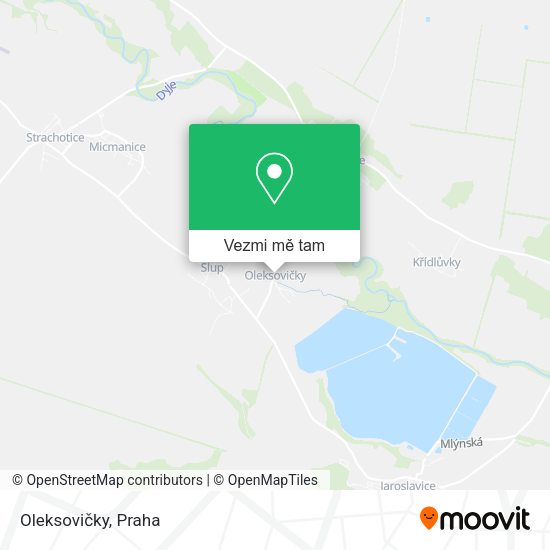 Oleksovičky mapa
