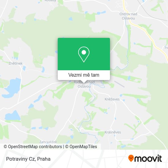 Potraviny Cz mapa