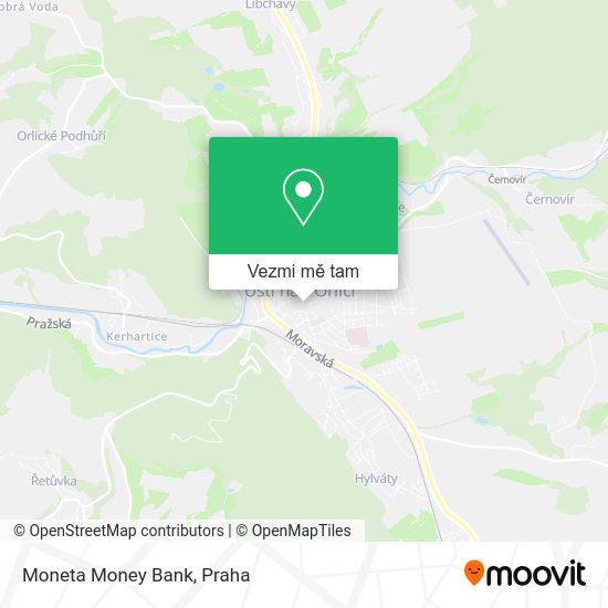 Moneta Money Bank mapa