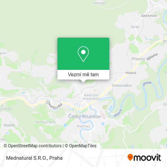 Mednatural S.R.O. mapa