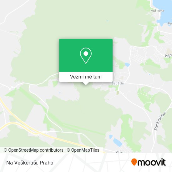 Na Veškeruši mapa