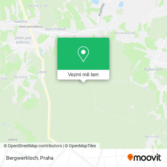 Bergwerkloch mapa