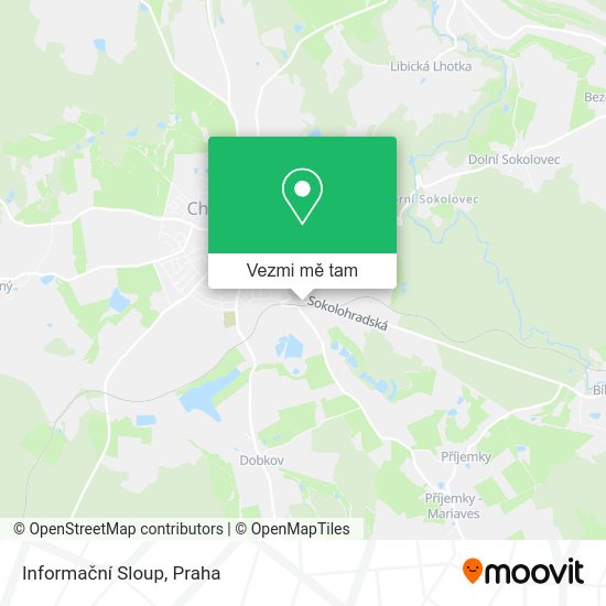 Informační Sloup mapa