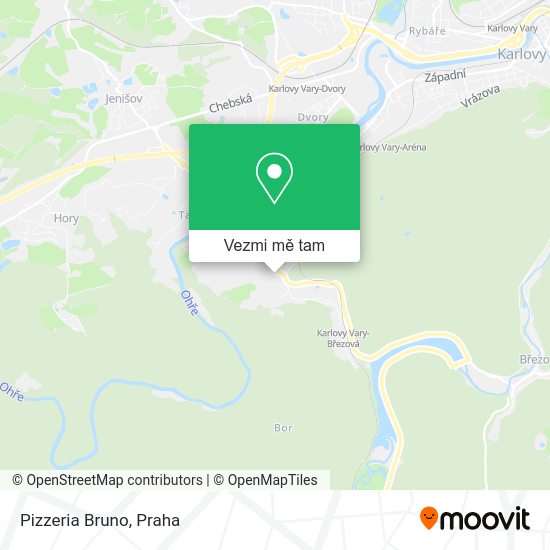 Pizzeria Bruno mapa
