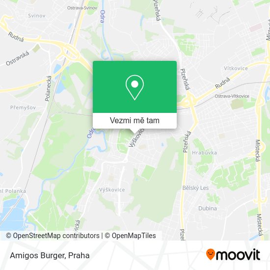 Amigos Burger mapa